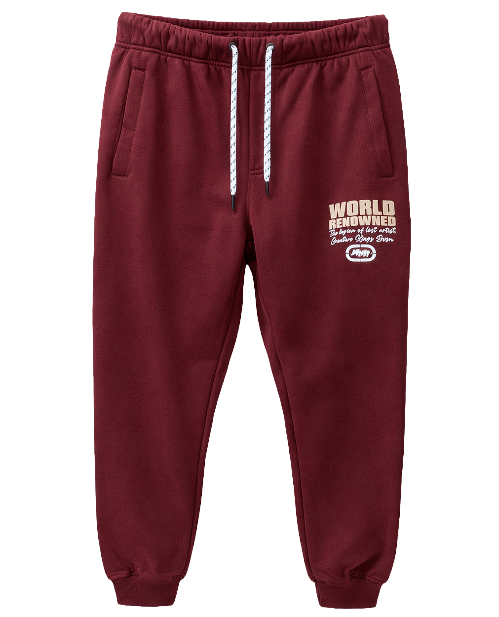 ECKO UNLTD FLEECE JOGGER PANT BURGUNDY - EO34G1369 - Steal Deal