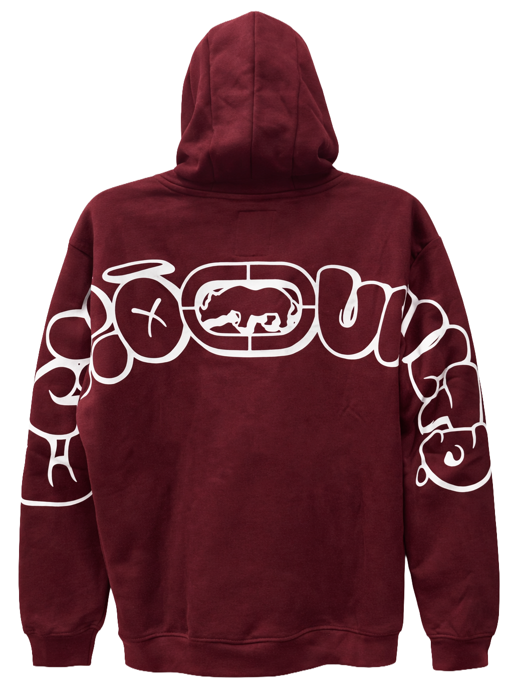 ECKO UNLTD FLEECE HOODIE BURGUNDY - EO34H1280