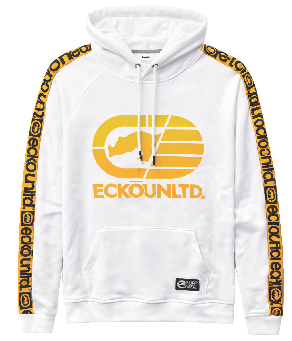 ECKO UNLTD FLEECE HOODIE WHITE - EO31H669