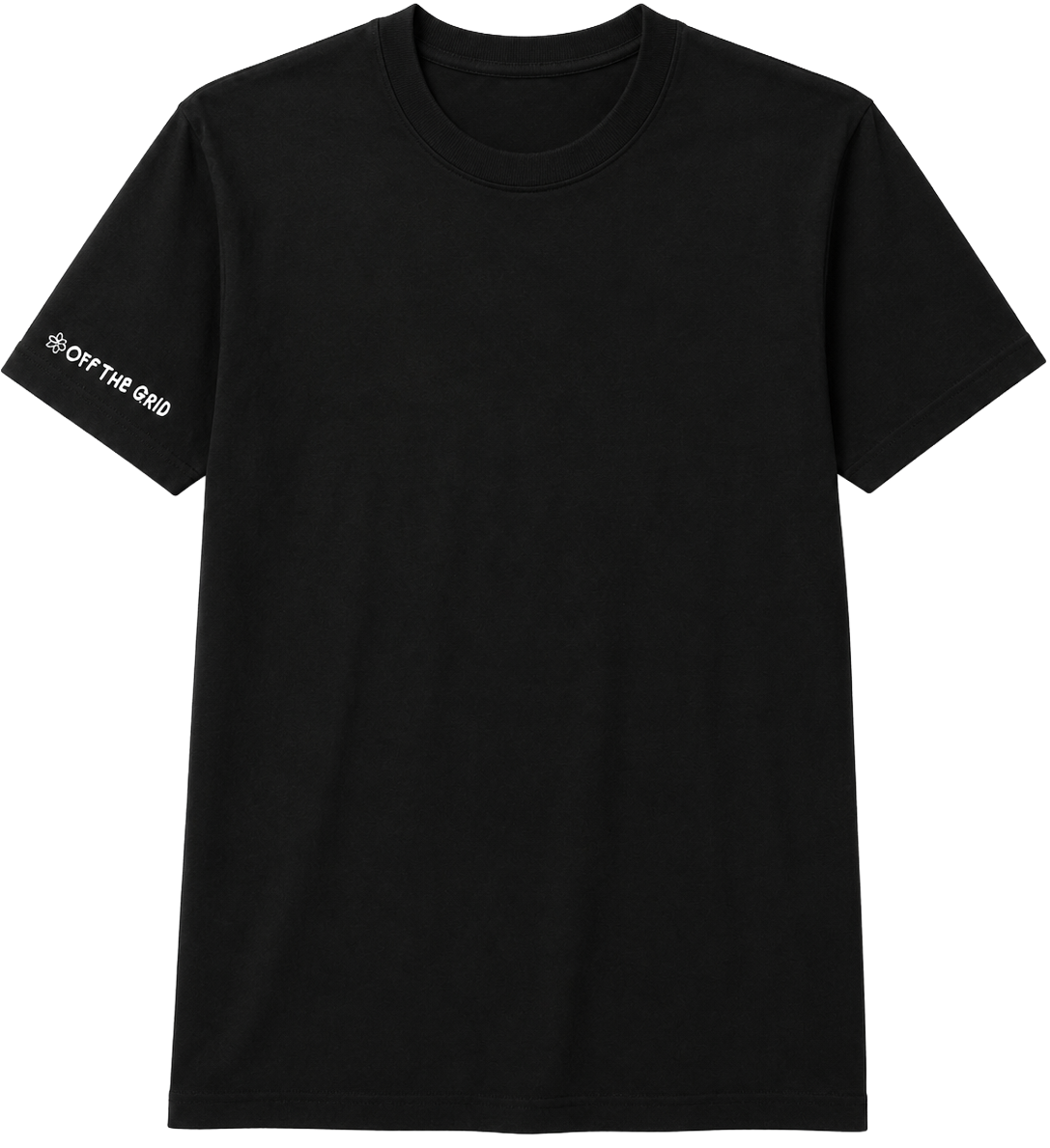 OFF THE GRID GRAPHIC T-SHIRT BLACK - DRUNK & HIGH