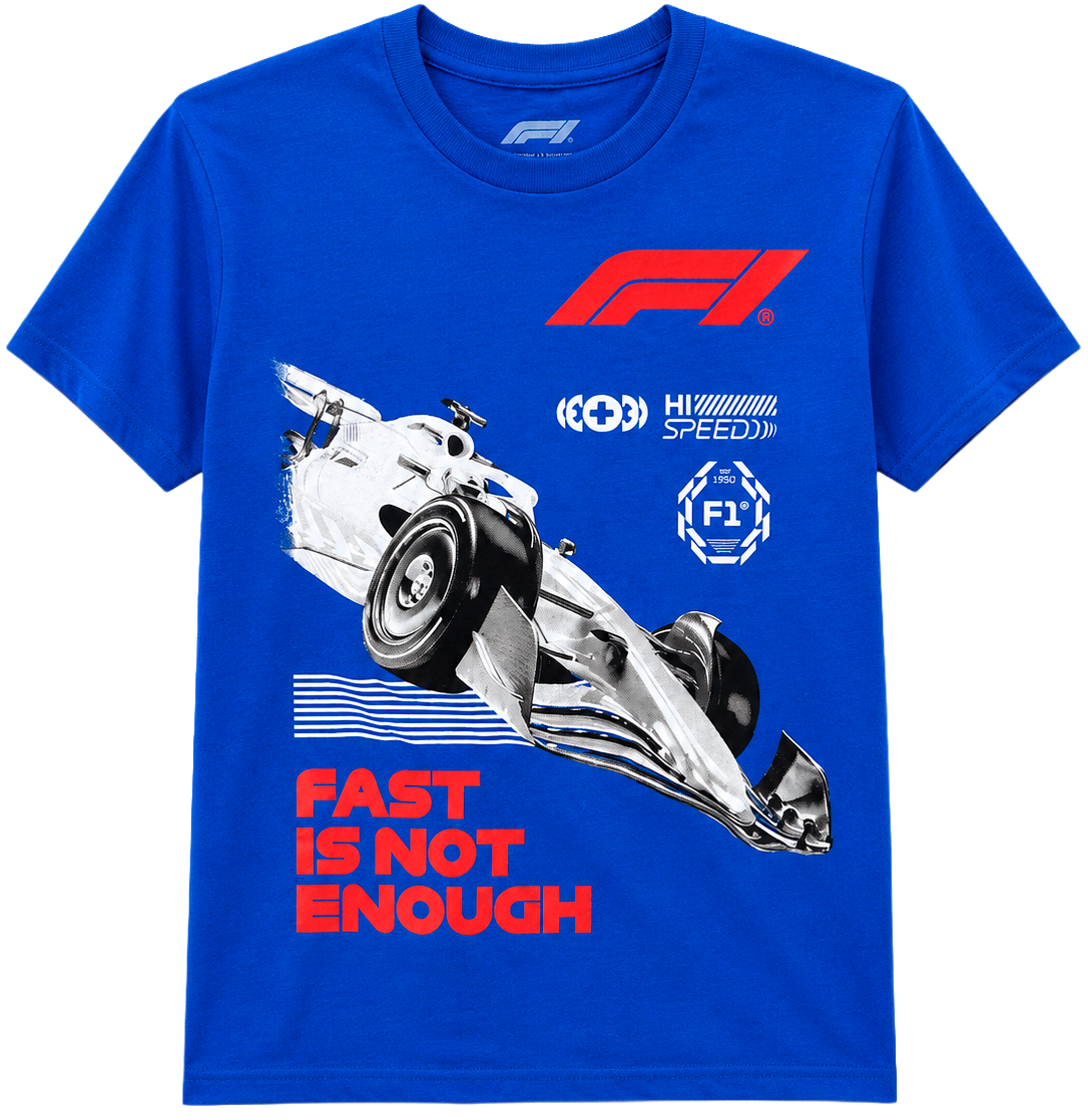 YOUTH BOYS ASSORTED LICENSED T-SHIRTS ASST - FORMULA 1