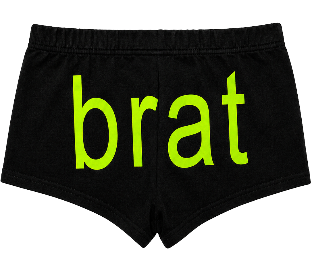 WOMENS LICENSED BOOTY SHORTS BLACK - PLLICSHT