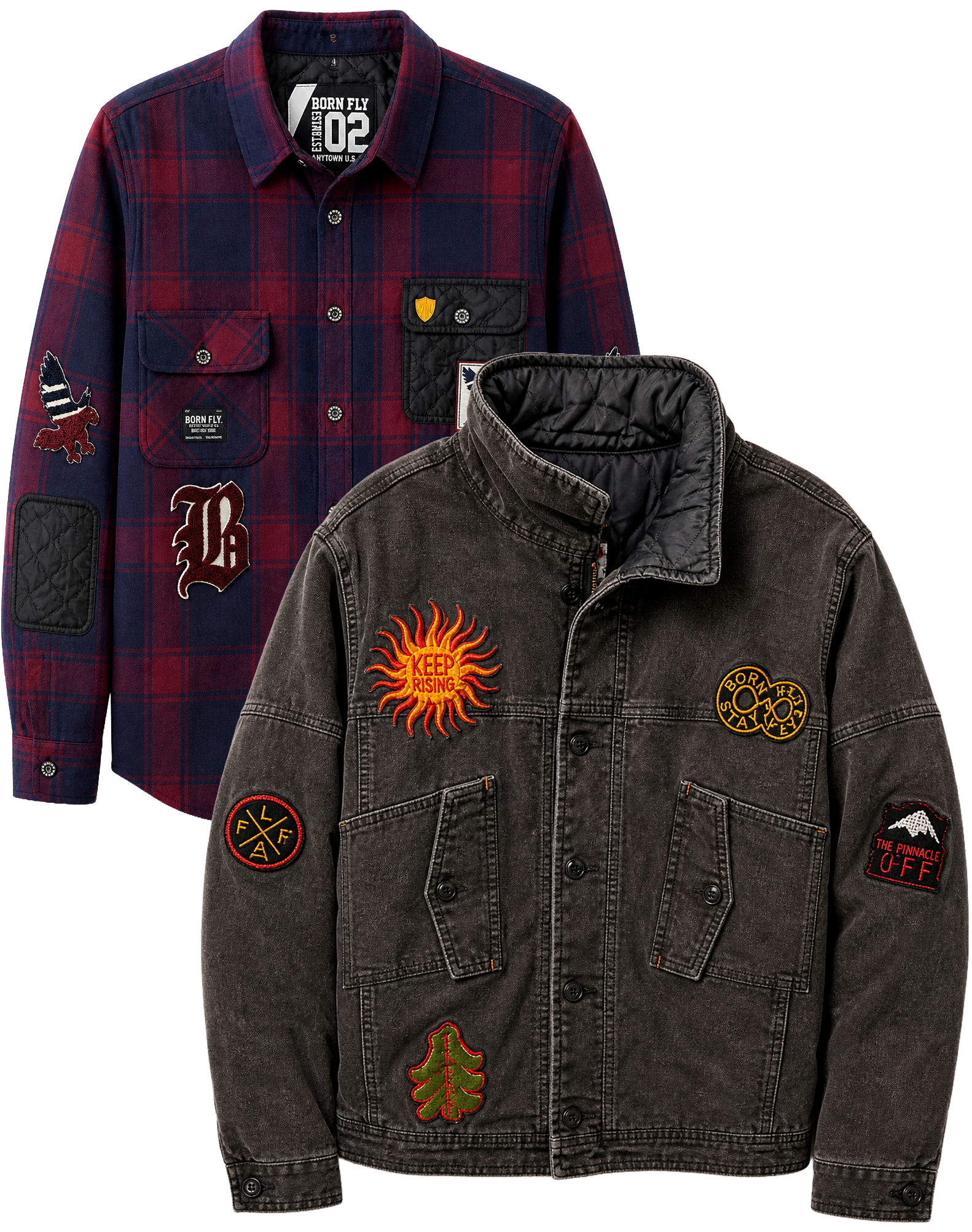 BORN FLY ASSORTED BOMBER JACKETS ASST - BFBJKT26