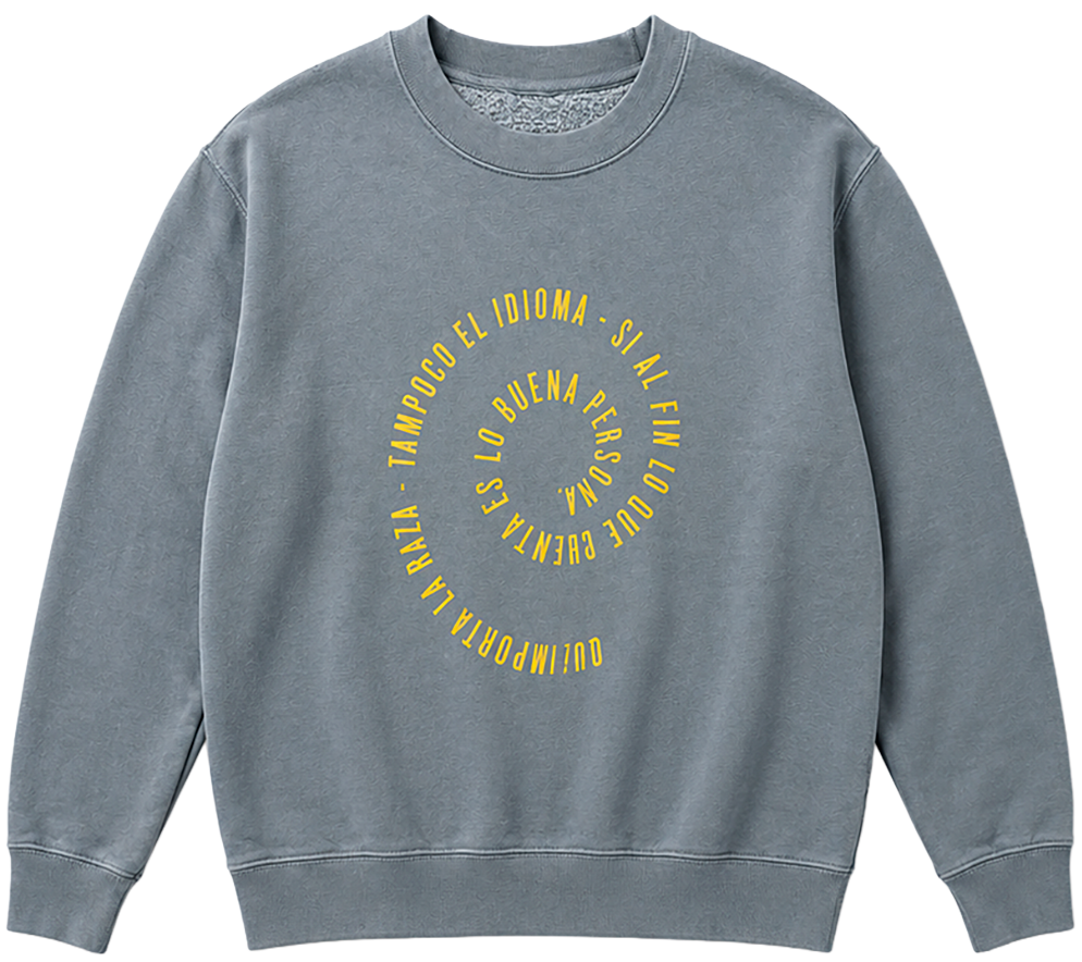 LICENSED MUSIC CREWNECK SWEATSHIRT SLATE - CARLOS VIVES