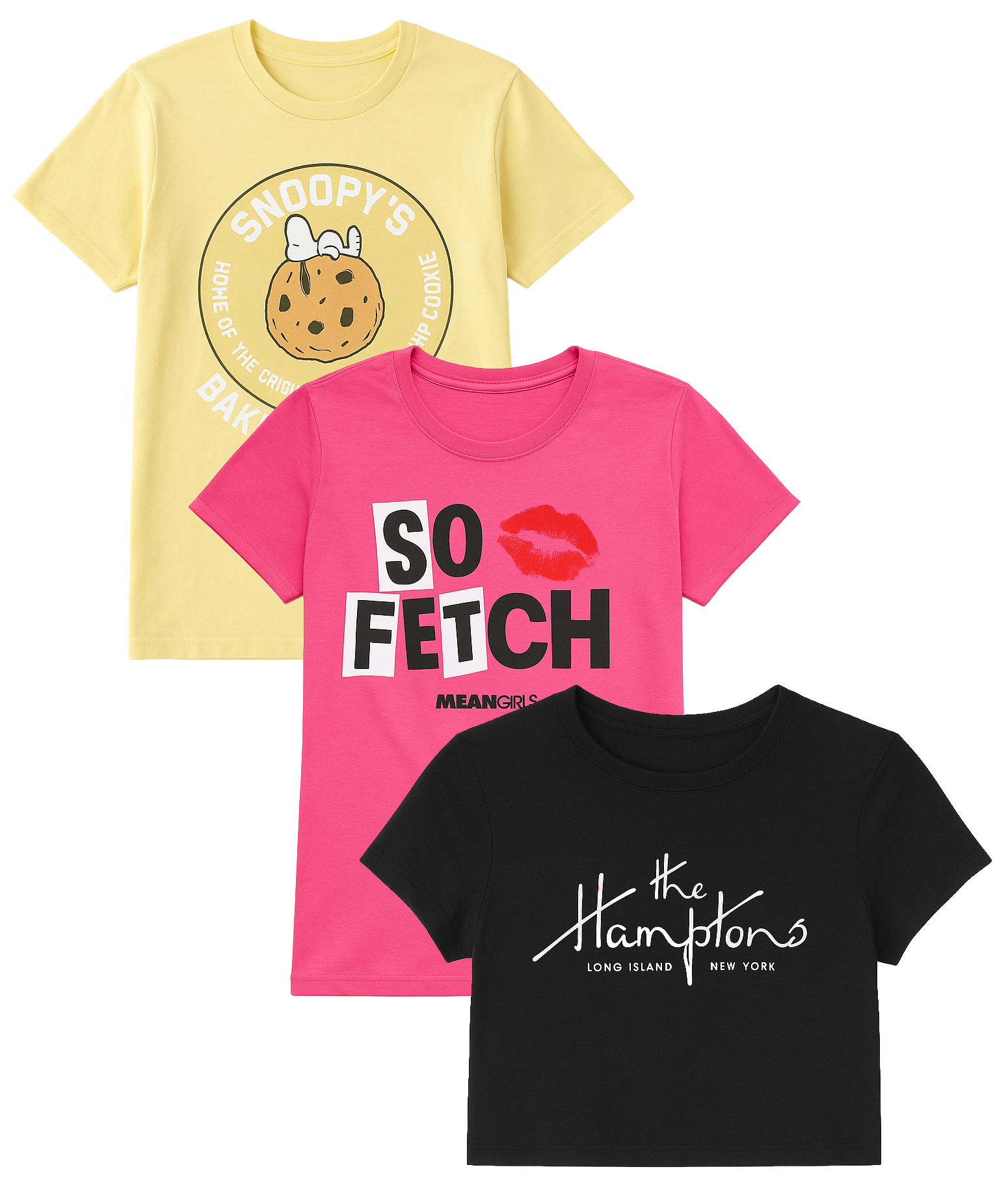 JUNIOR GIRLS ASSORTED LICENSE T-SHIRTS ASST - LICTS25