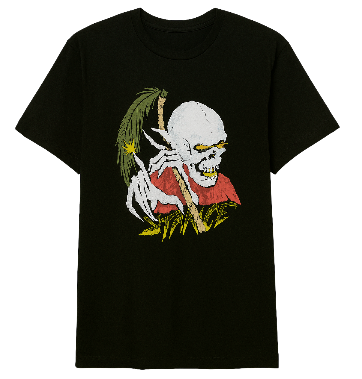 STANCE PALM SLAYER T-SHIRT BLACK - A3SS1D24PA