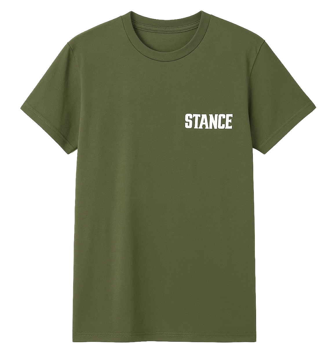 STANCE SADDLE BACK T-SHIRT MOSS GREEN - A3SS1D24SA