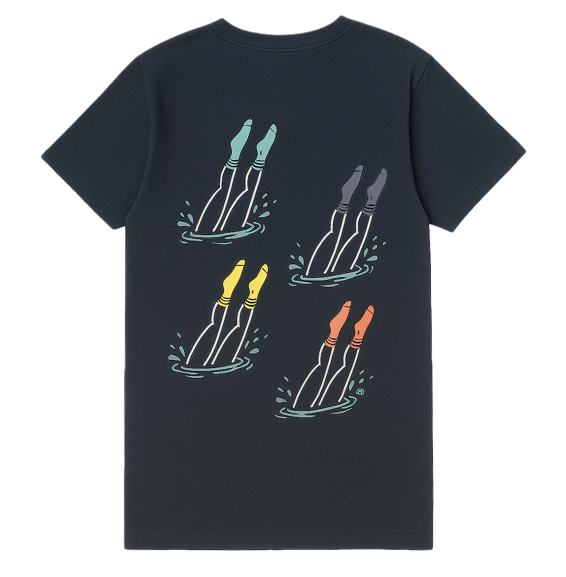 STANCE DIVER T-SHIRT NAVY - A3SS1A25PI