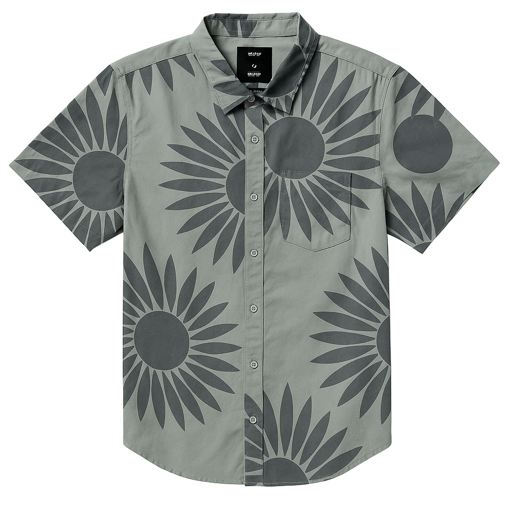 STANCE S/S BUTTON-DOWN SHIRT SEAGREEN - MAPPA25COT