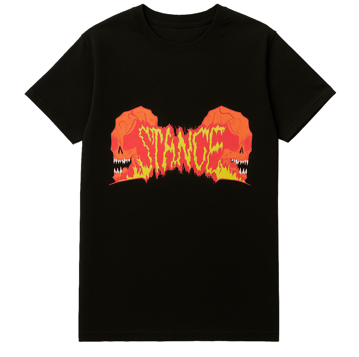 STANCE NECKFACE T-SHIRT BLACK - A3SS1C23NE