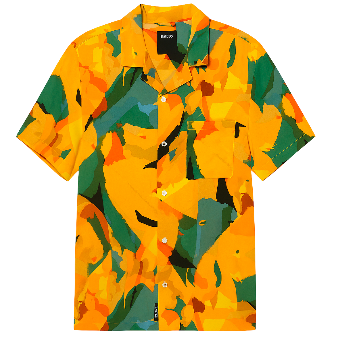 STANCE S/S BUTTON-DOWN SHIRT TROPICAL - MAPPC24BUT