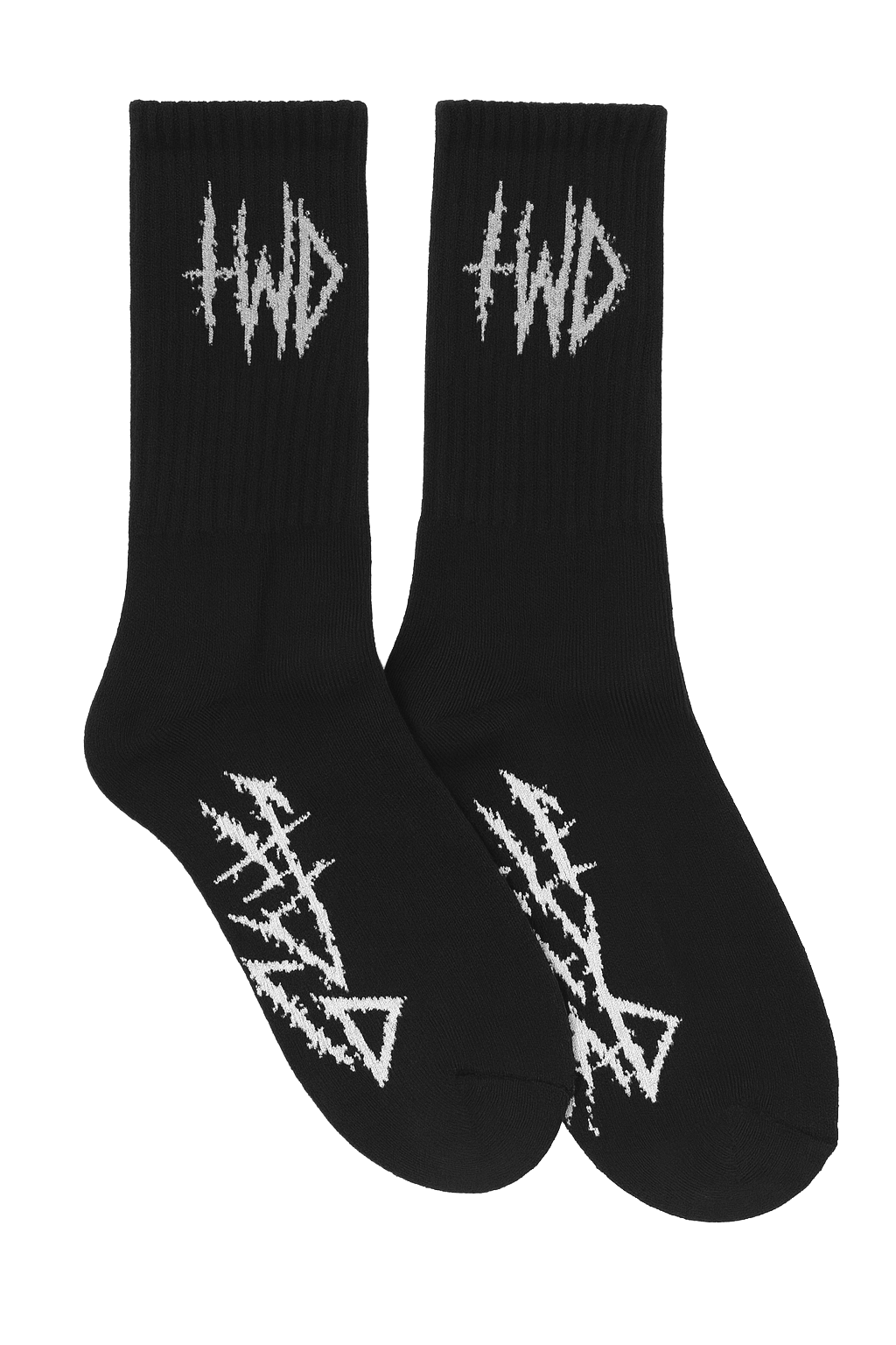 HWD DEATH METAL CREW SOCKS BLACK - Z19HMAC101