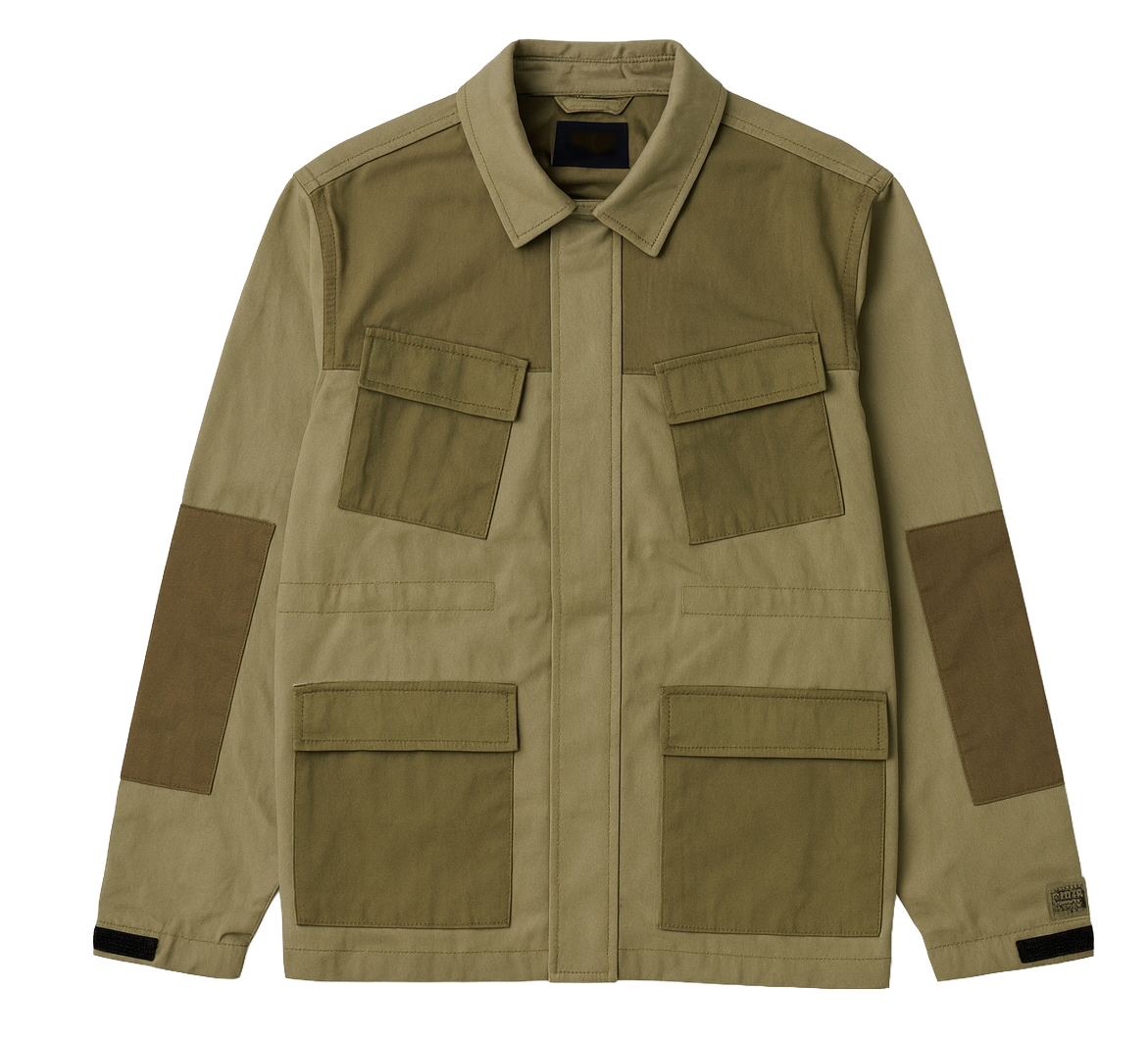 DIAMOND SUPPLY CO UTILITY JACKET GREEN - C20DMTC004