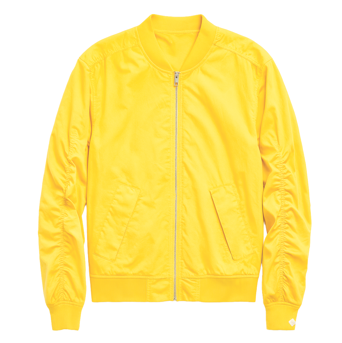 DIAMOND SUPPLY CO RUCHED TRACK JACKET MUSTARD - A20DMTC008