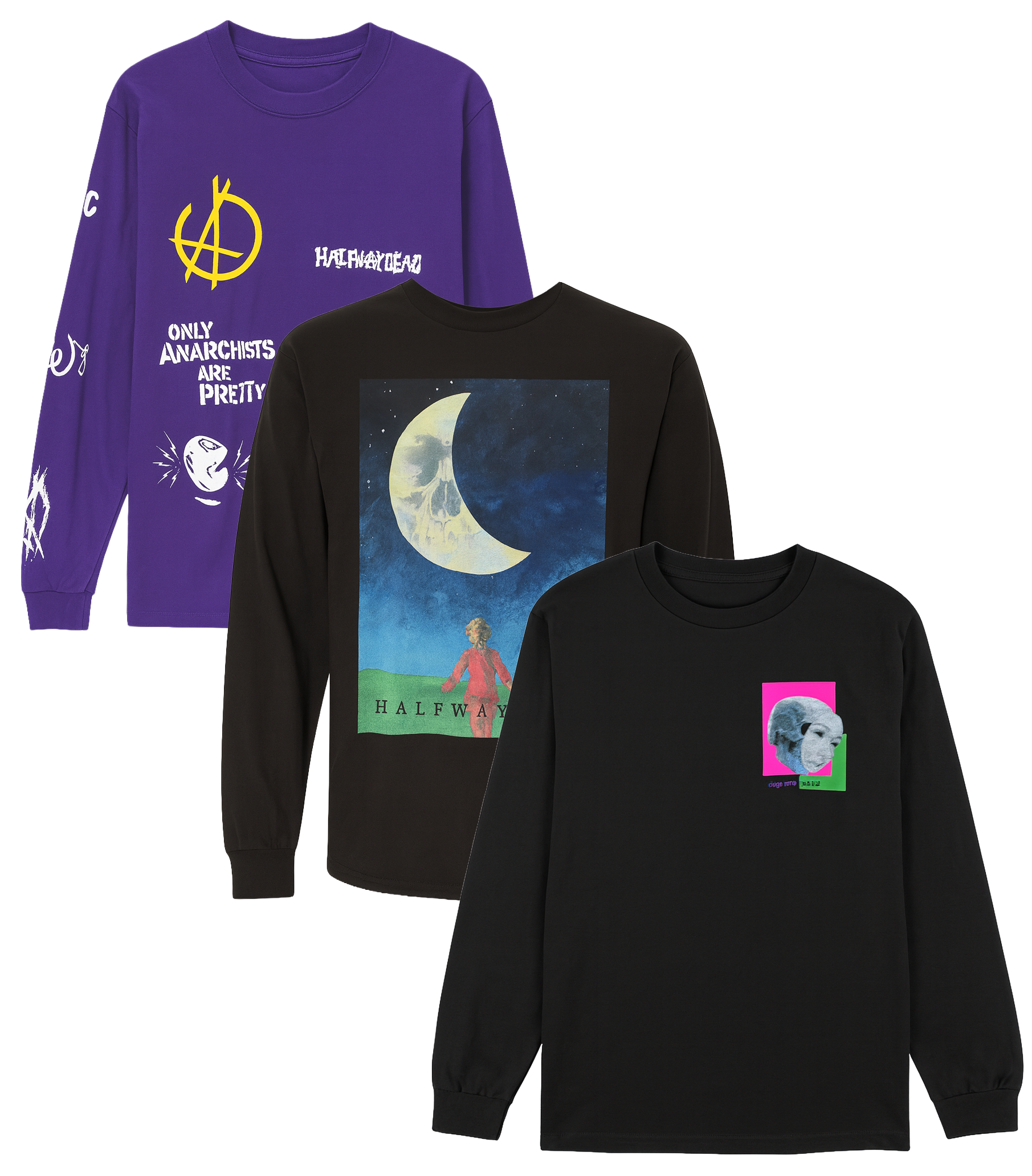 HWD ASSORTED GRAPHIC LONG SLEEVE SHIRTS ASST - HWDLSTA