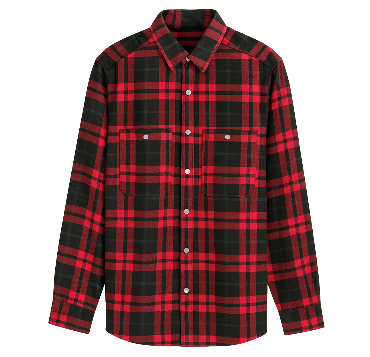 CORDOVA L/S BUTTON-DOWN SHIRT RED - Z14CTA01