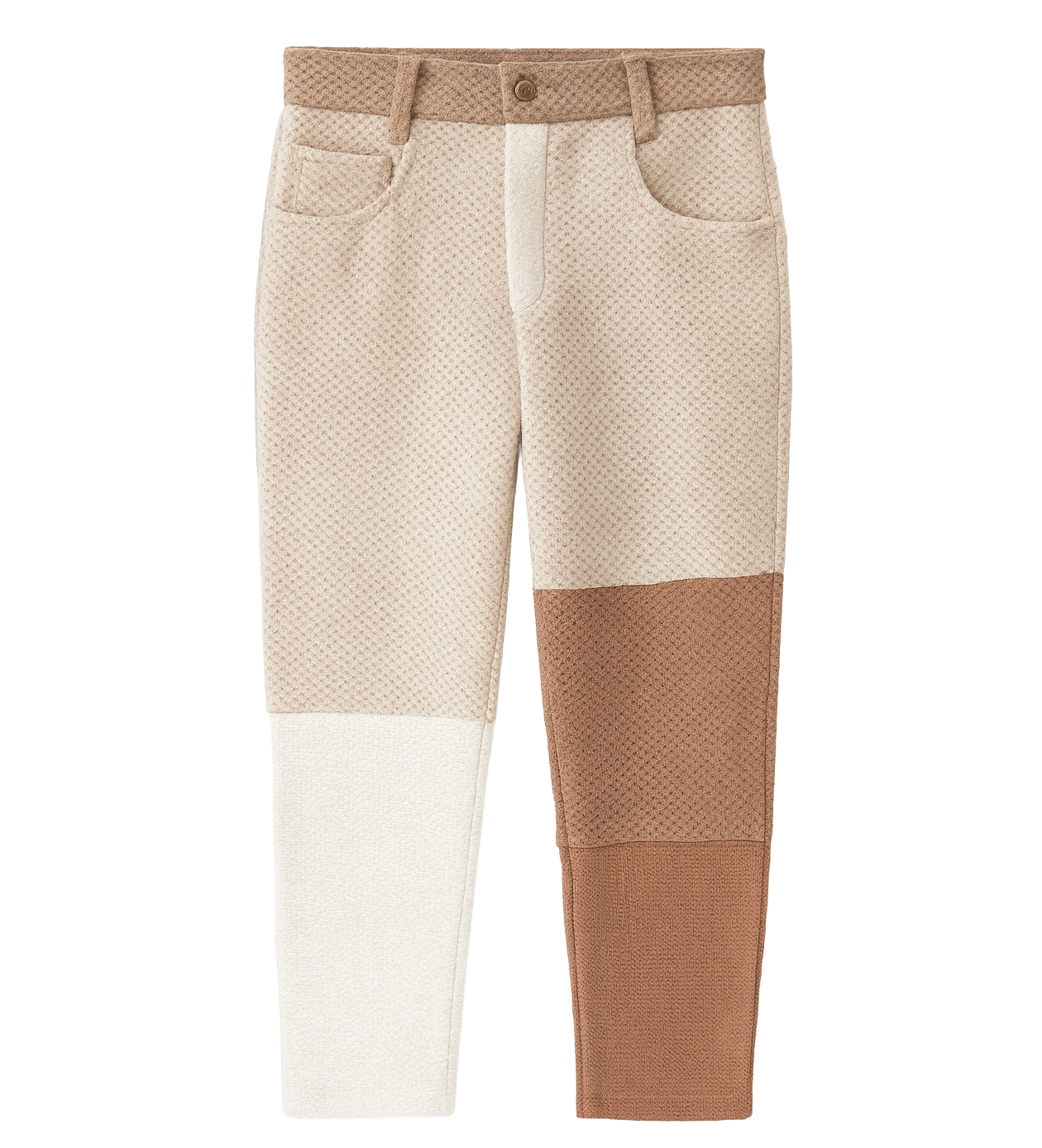 EMBELLISH LEONARD KNIT PANTS BROWN - EMBHOL23-054