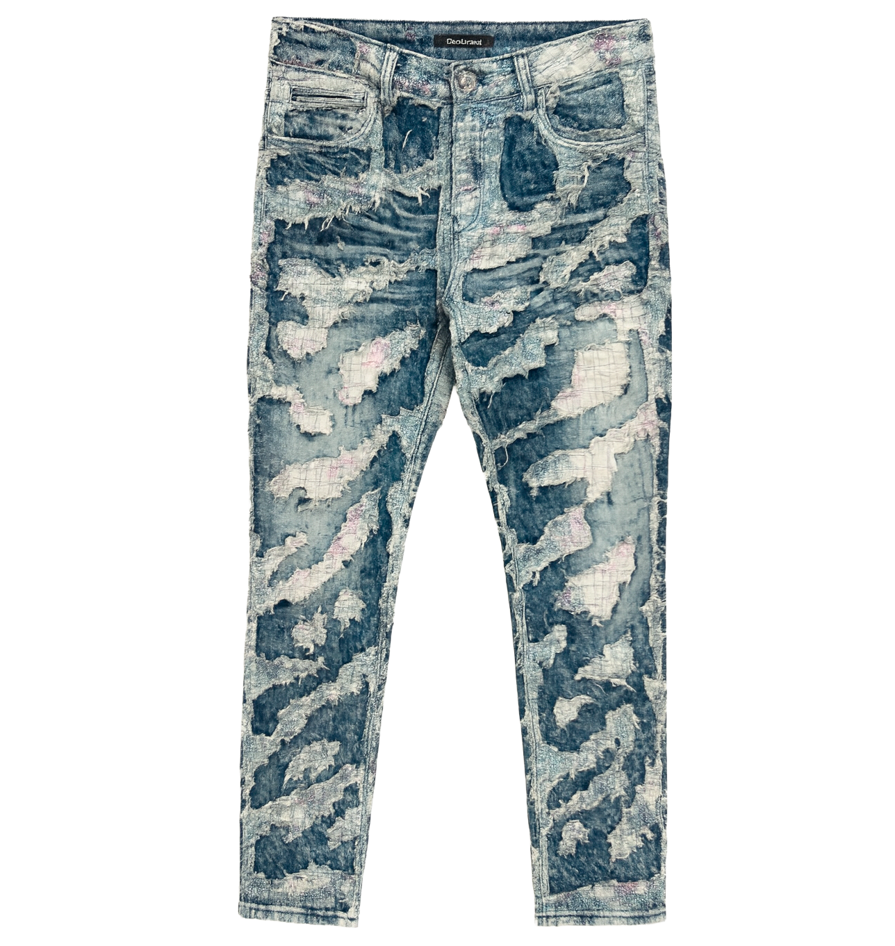 EMBELLISH ACE BORO DENIM JEANS LT BLUE - EMBHOL23-026