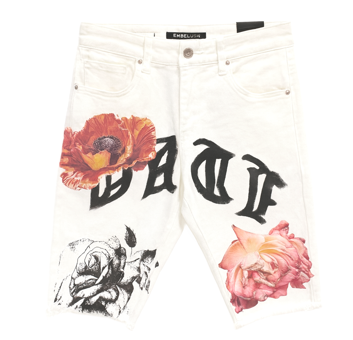 EMBELLISH ASSORTED DENIM SHORT ASST - EMBDSHT