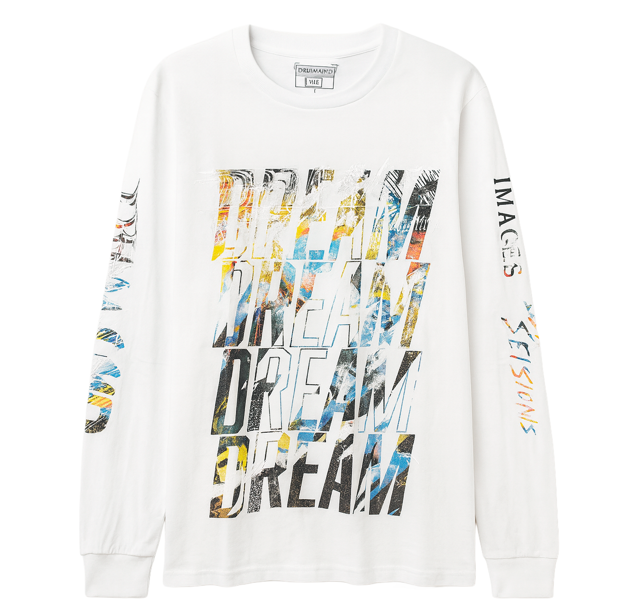 DREAMLAND L/S GRAPHIC SHIRT WHITE - D2211C0750