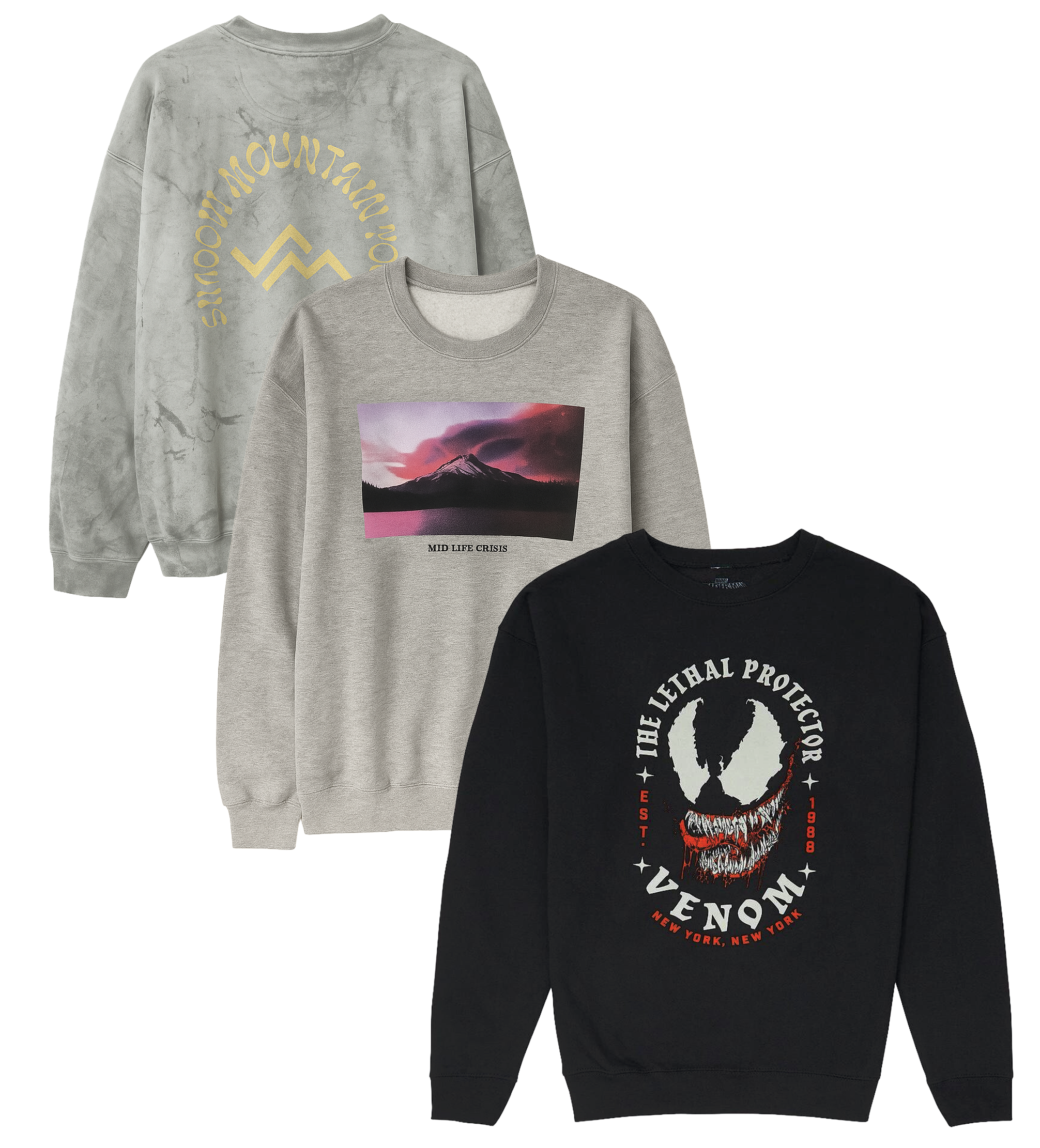 LICENSED ASSORTED CREWNECK SWEATSHIRTS ASST - CRWASST25