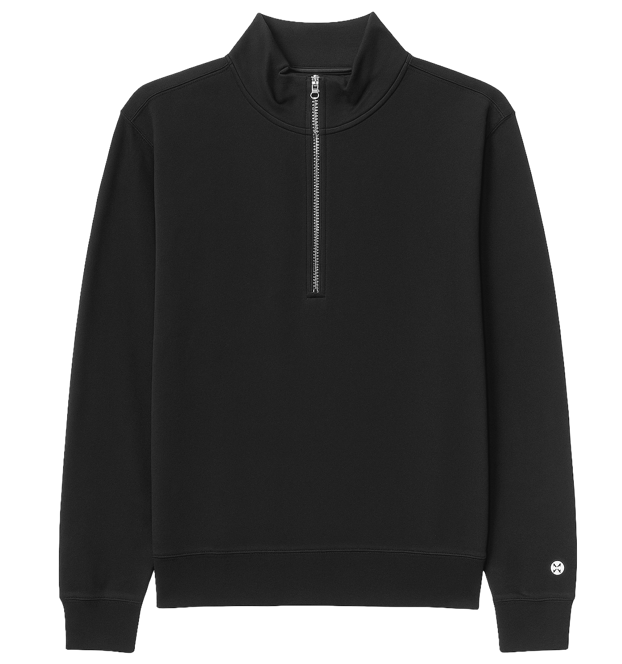 STANCE SHELTER 1/2 ZIP PULLOVER BLACK - MAPPD22HZP