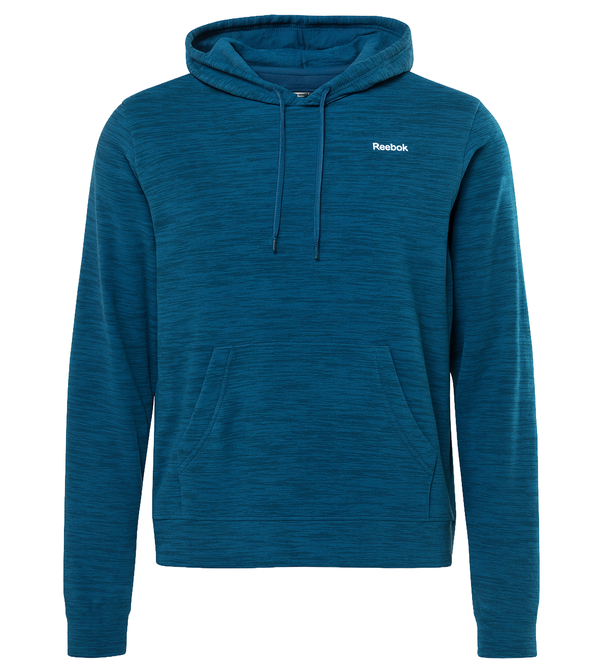 REEBOK FLEECE LOGO HOODIE STEEL BLUE - RBHD25