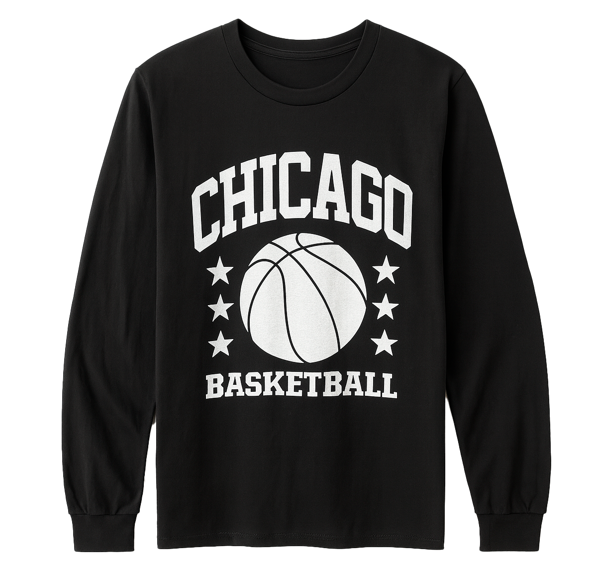 MELROSE PLACE GRAPHIC L/S SHIRT BLACK - CHICAGO