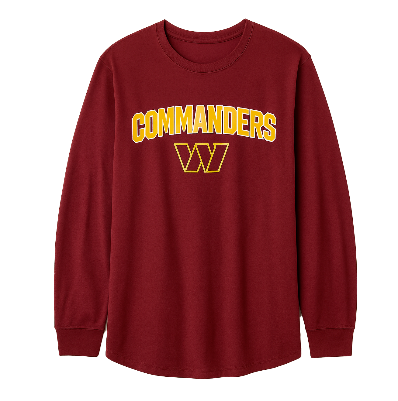WOMENS FANATICS COMMANDERS NFL L/S SHIRT BURGUNDY - HNFL3V4LSTWA
