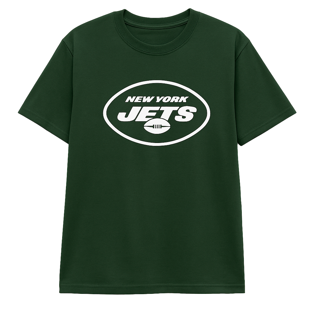 FANATICS NFL NY JETS T-SHIRT DK GREEN NFLOGOPLY-AR