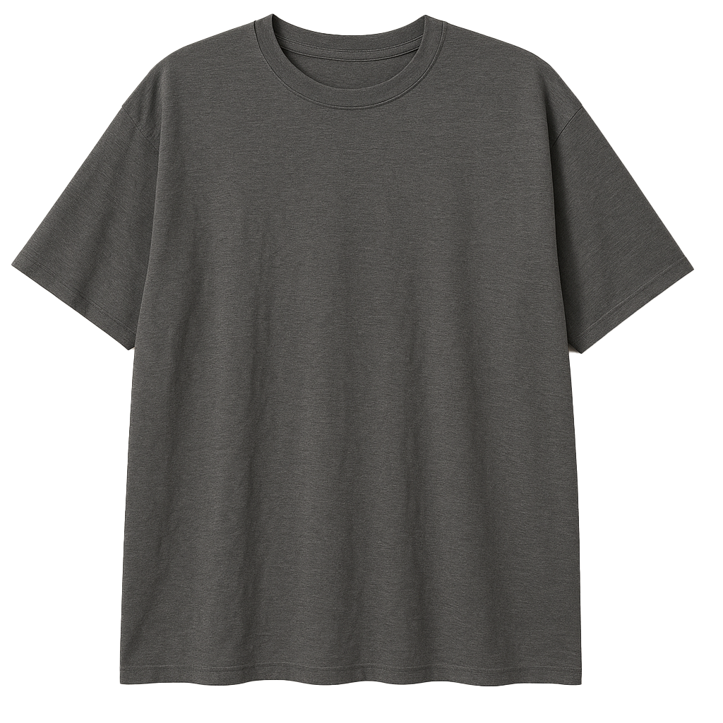 BLANK XLT PLUS SIZE T-SHIRT CHARCOAL HTR - SSTEEPRO