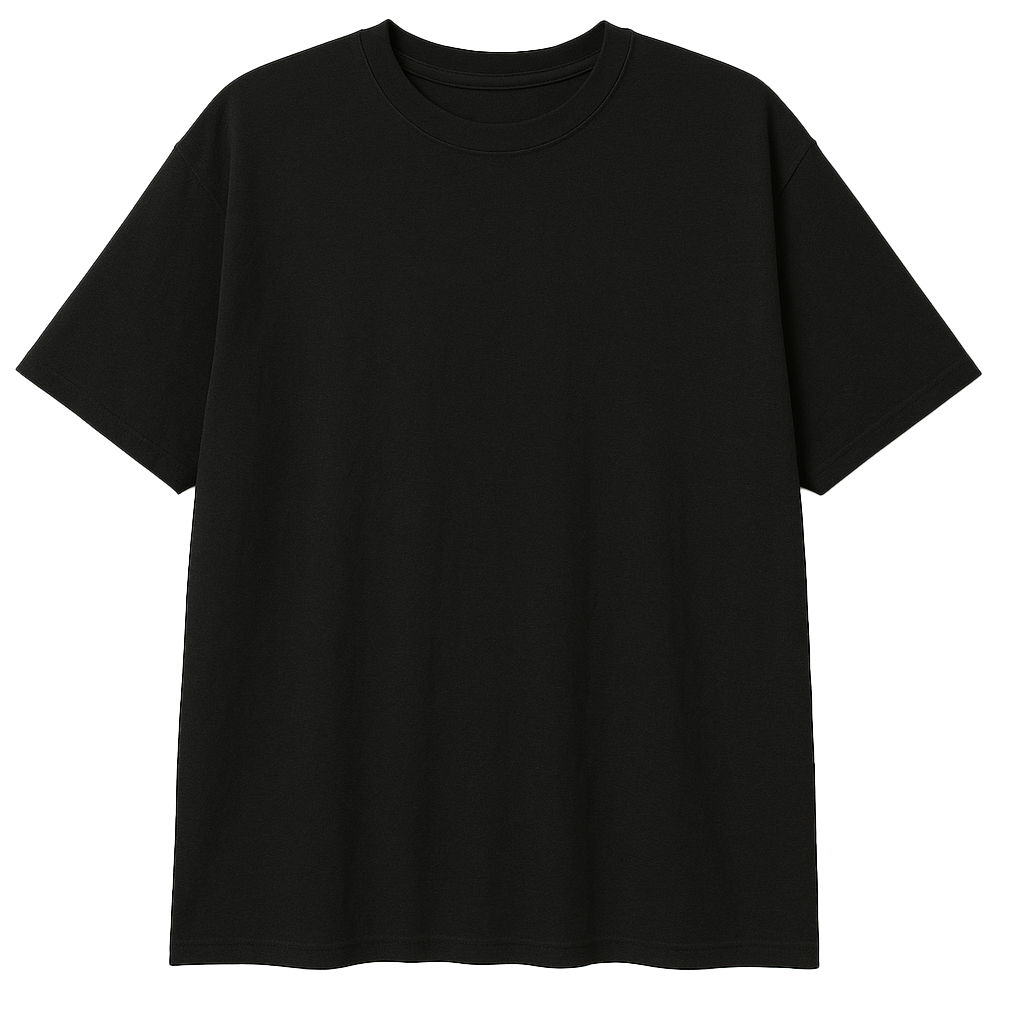BLANK XLT PLUS SIZE T-SHIRT BLACK - SSTEEPRO