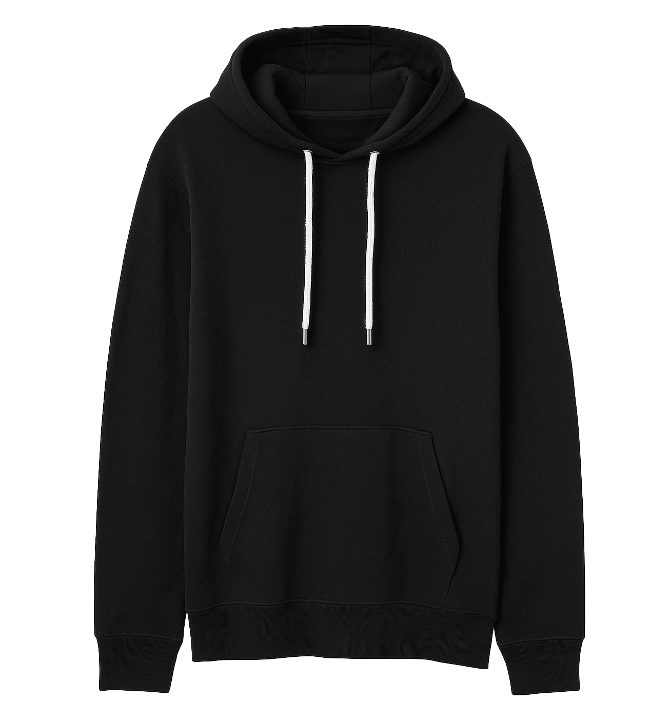 GERALDS ESSENTIALS HOODIE SWEATSHIRT BLACK - GEZHD