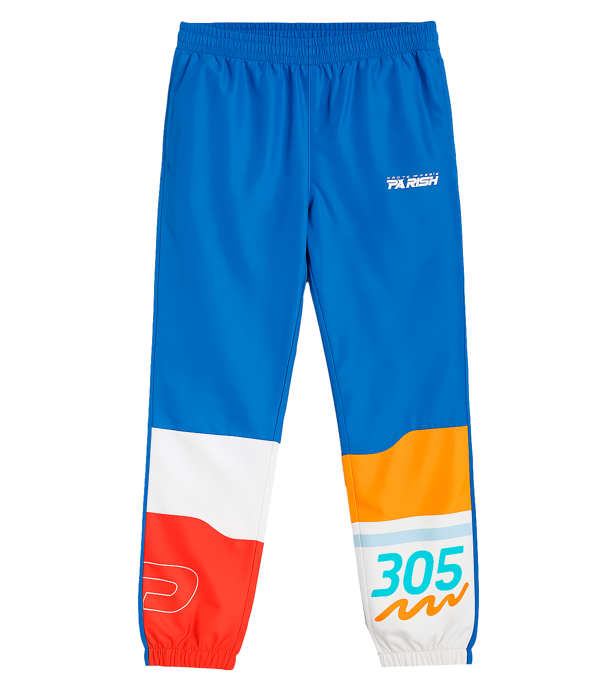 YOUTH PARISH NATION TRACK PANTS BLUE - N04B2925