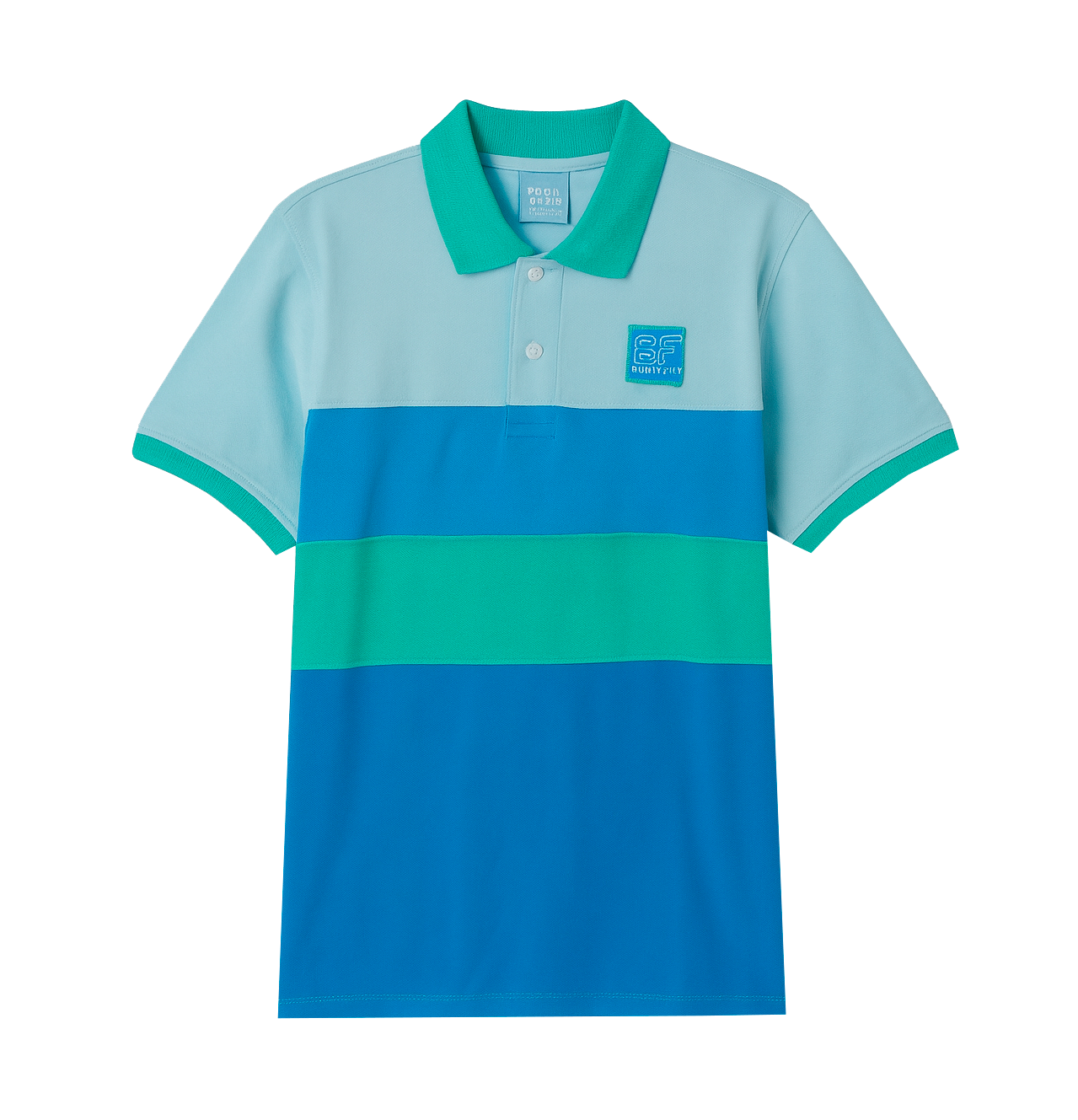 YOUTH BORN FLY S/S POLO SHIRT SKY BLUE - B04P2787