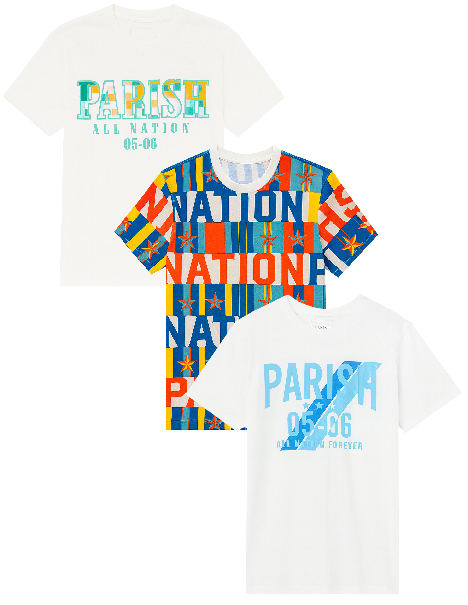 YOUTH PARISH NATION ASSORTED T-SHIRTS ASST - PNSSTBA
