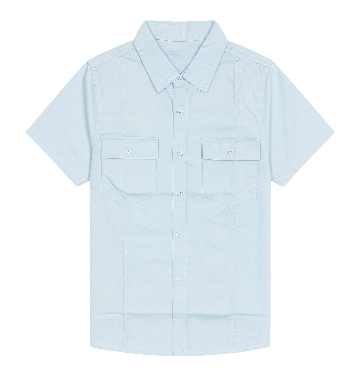 PARISH NATION S/S BUTTON DOWN SHIRT ICE BLUE - N05W2600