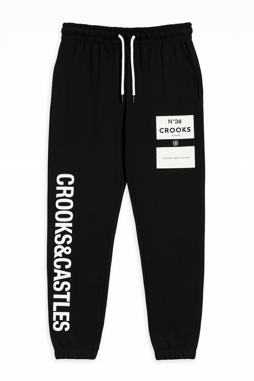 CROOKS & CASTLES JOGGER PANTS BLACK - QS210626