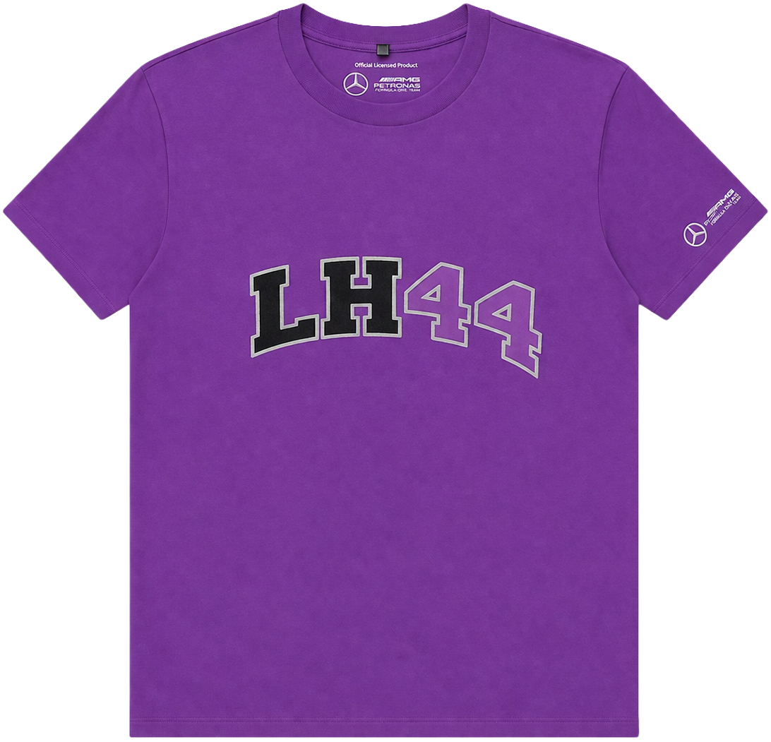 FORMULA 1 MERCEDES AMG T-SHIRT PURPLE - LH LOGO - Steal Deal