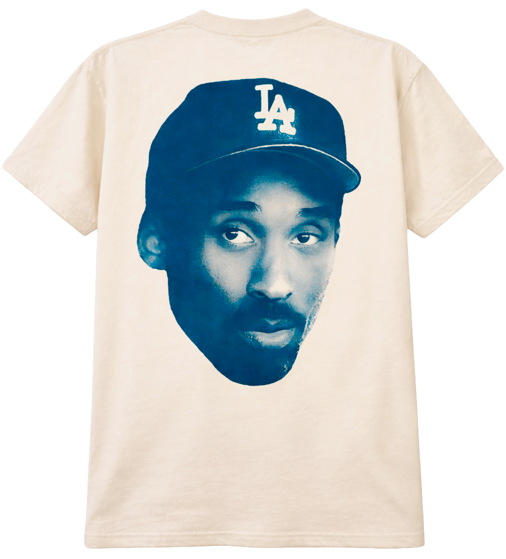 LICENSED GRAPHIC T-SHIRT WHITE CAP SAND - KOBE 8