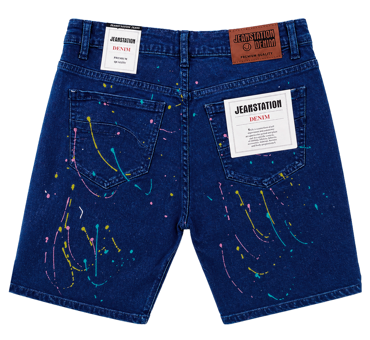 JEANS STATION DENIM SHORTS ROYAL - JSP21500S