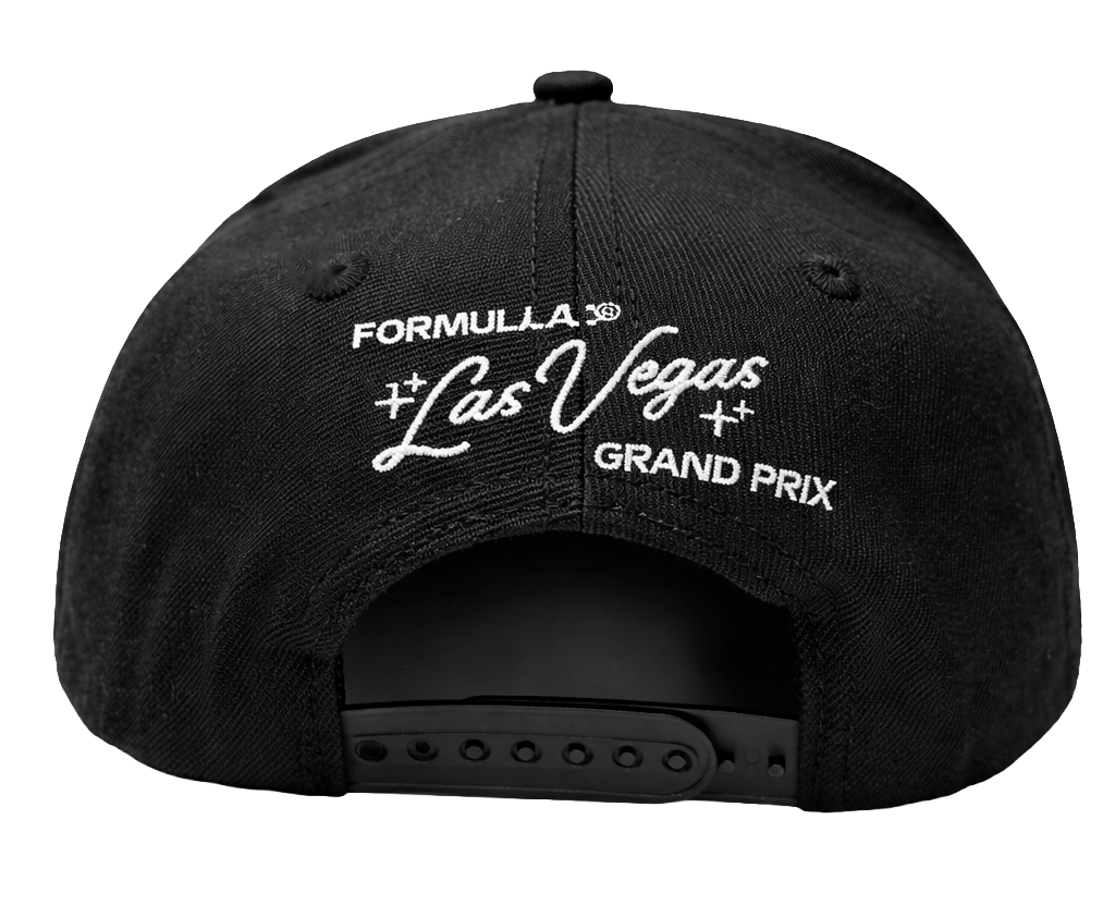 FORMULA 1 FLAT BRIM SNAPBACK HAT BLK/RED - LVGP CLASSIC