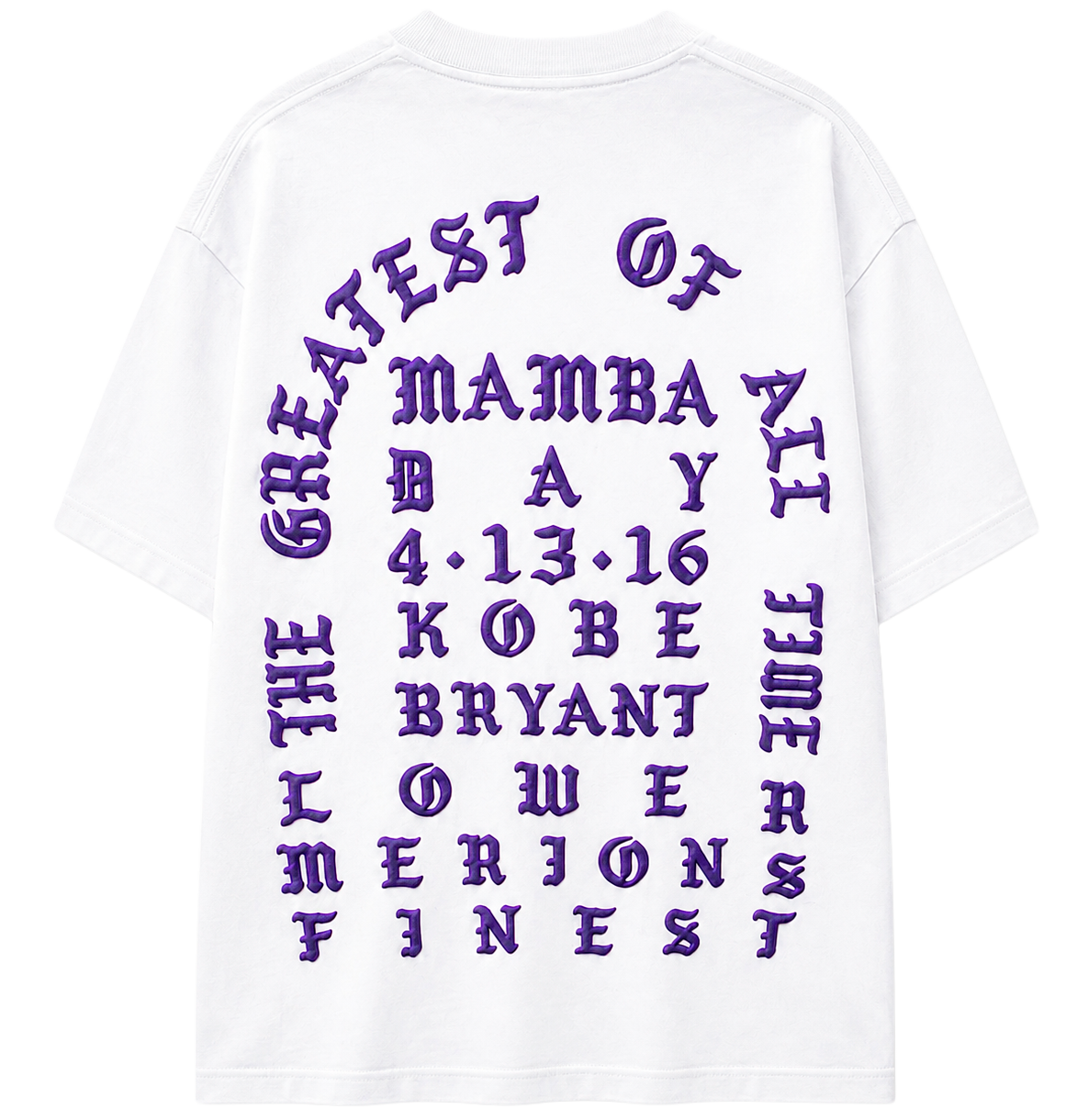 AUTHENTIC LEGENDS PUFF PRINT T-SHIRT WHITE - FEEL LIKE KOBE