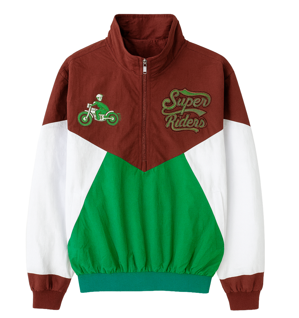 FIFTH LOOP WINDBREAKER JACKET DARK GREEN - FLJ305 - Steal Deal