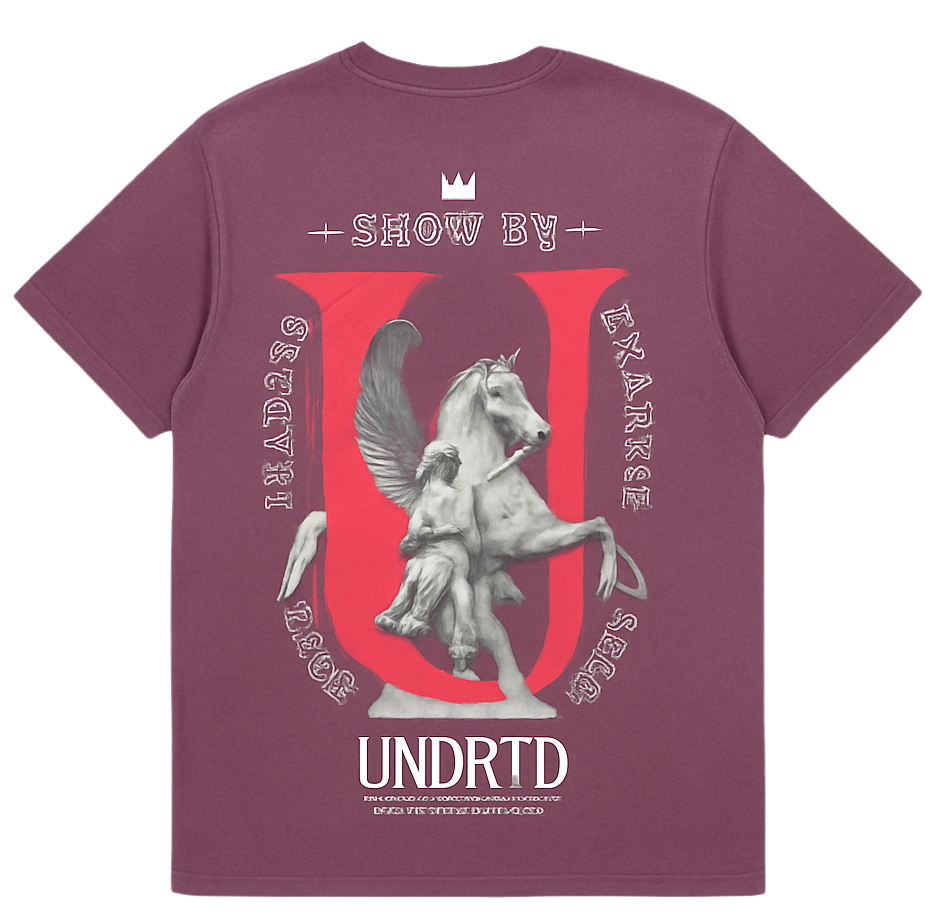 UNDERTD GRAPHIC T-SHIRT PLUM - US4100W