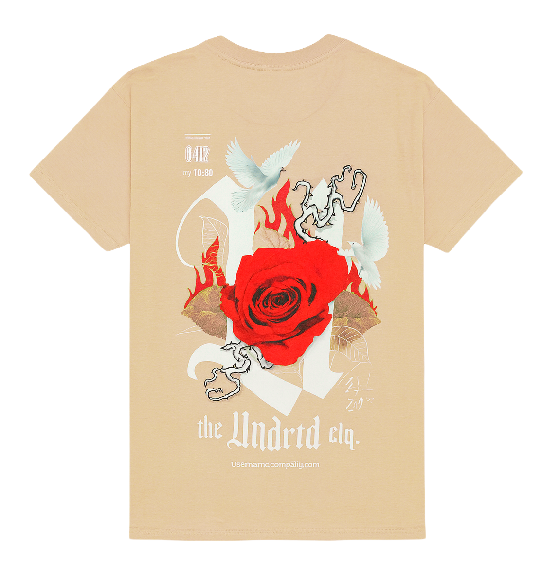 UNDERTD GRAPHIC T-SHIRT BEIGE - US4104W