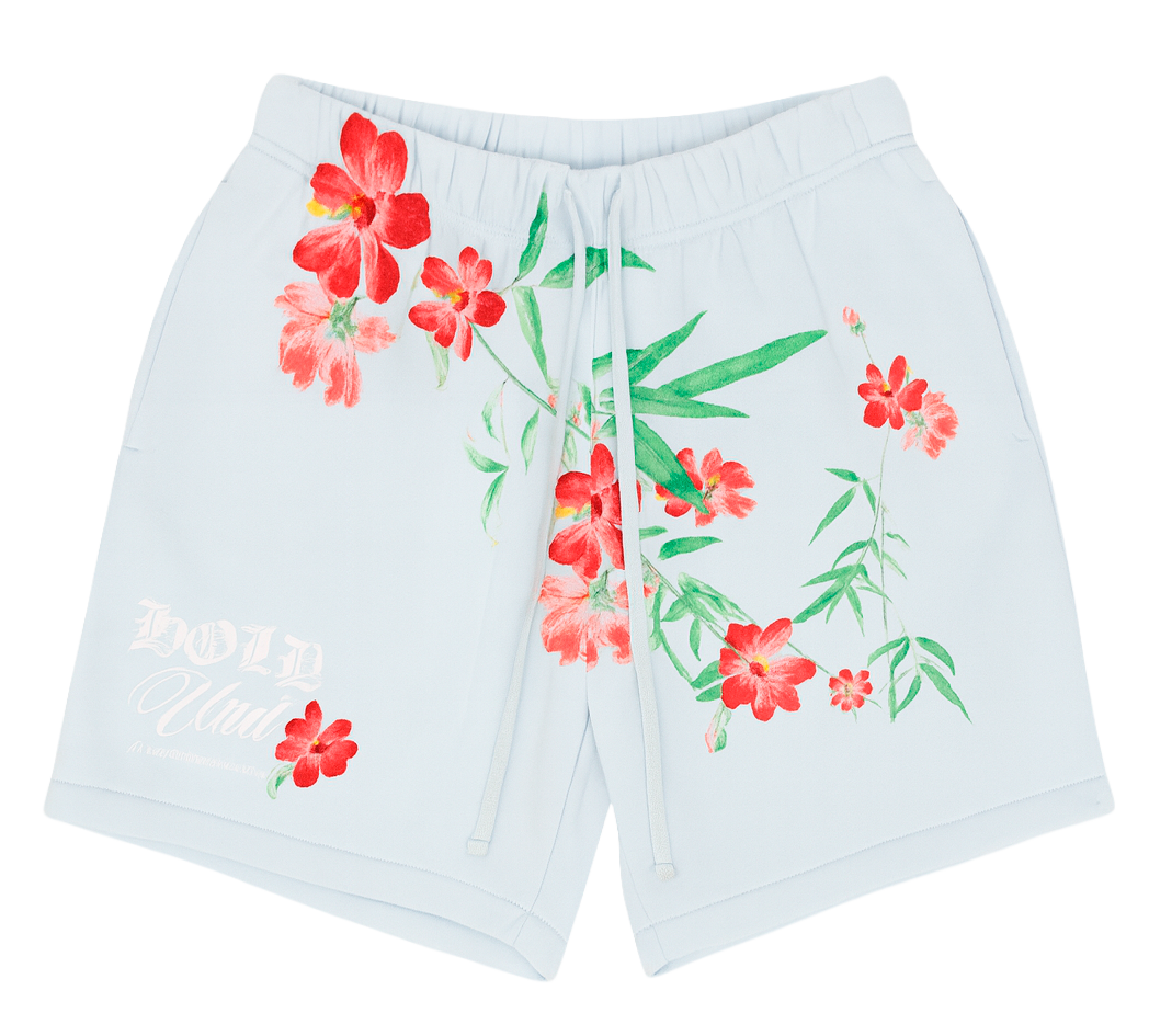 UNDERTD GRAPHIC SWEATS SHORTS ICE BLUE - US5202