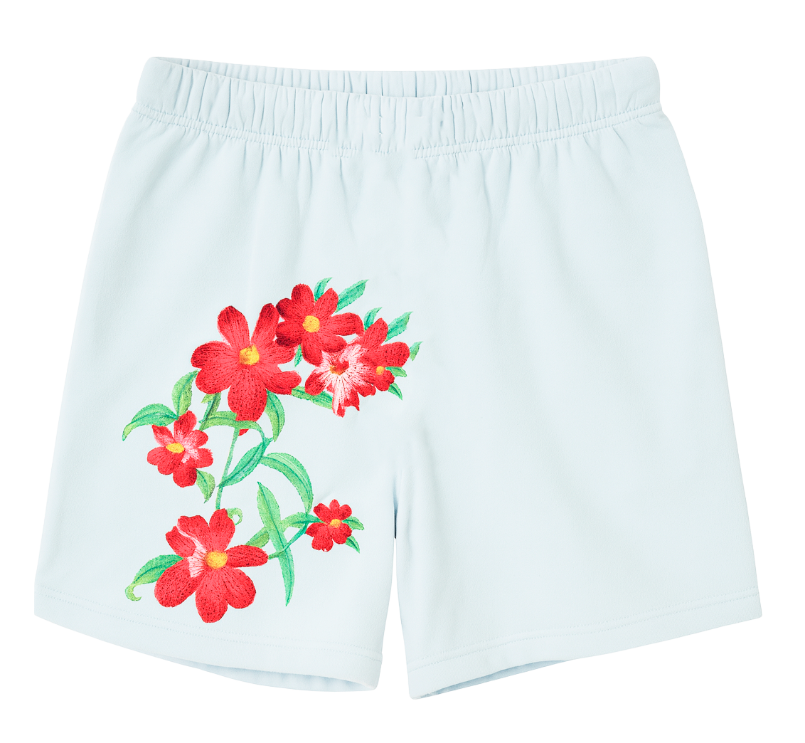 UNDERTD GRAPHIC SWEATS SHORTS ICE BLUE - US5202