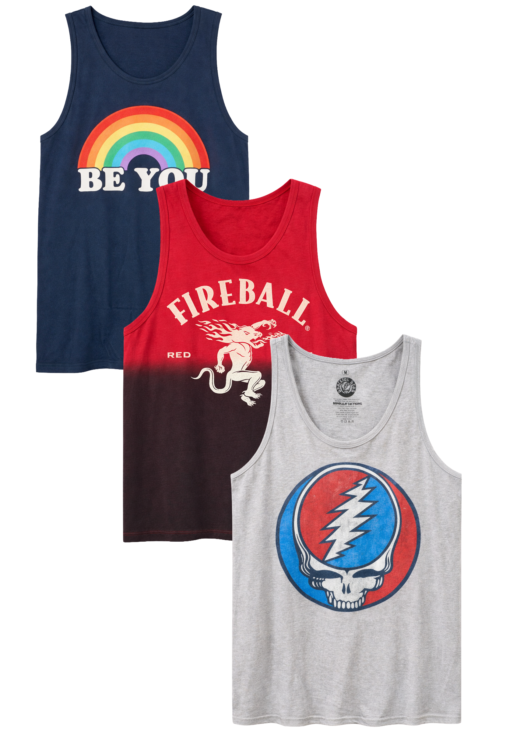 LICENSED ASSORTED GRAPHIC TANK TOPS ASST - LCTNK25 / OP3179