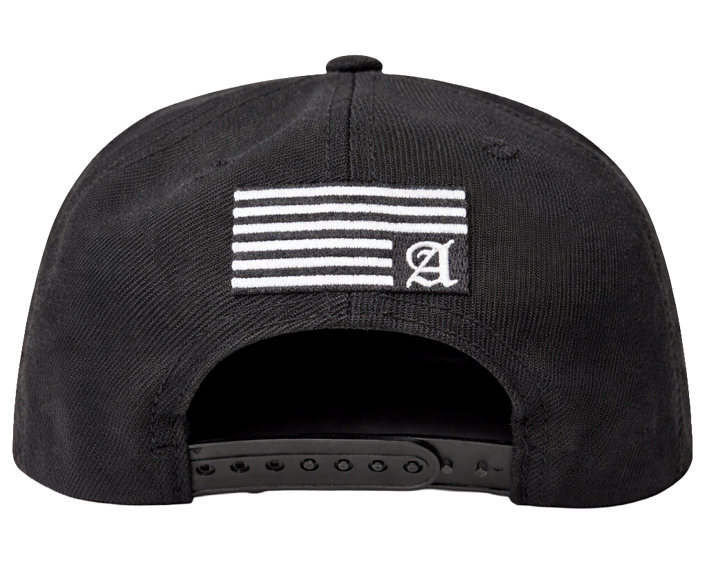 A$AP WORLDWIDE SNAPBACK HAT BLACK - A$AP MOB